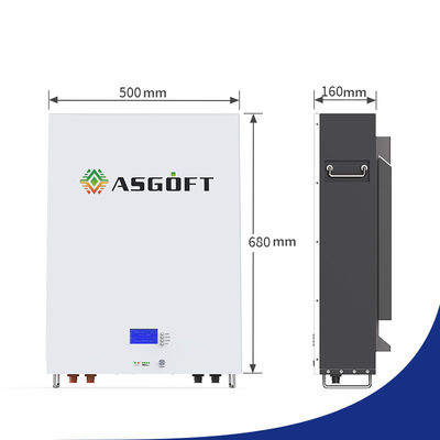 Ιονικός βαθμός μπαταριών 200ah 100ah 20kwh 10kwh 5kw λίθιου συστημάτων αποθήκευσης εγχώριας ενέργειας μια μπαταρία Powerwall 48v Lifepo4