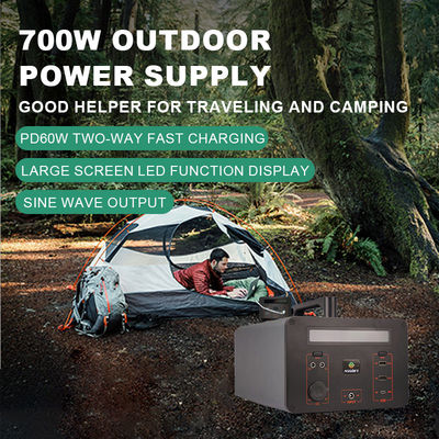 Γρήγορη γεννήτρια 220v 700w μπαταριών σταθμών Lifepo4 ηλιακής ενέργειας λίθιου δαπανών για το σπίτι
