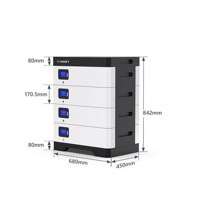 λίθιο 51.2V Lifepo4 10kwh 5Kwh 100Ah 200Ah 300Ah από την μπαταρία πλέγματος για την εγχώρια ESS ενέργεια