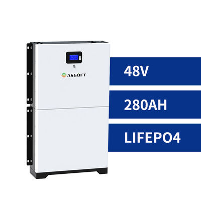 8000 ηλιακή Stackable 48v Lifepo4 μπαταρία ενεργειακής αποθήκευσης κύκλων 280ah Powerwall για την οικογένεια