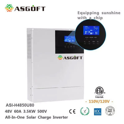 MPPT υβριδικό 5KW από έξυπνο WiFi πλέγματος τον ηλιακό έλεγχο αναστροφέων 48V 80A
