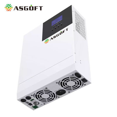 υβριδικό καθαρό κύμα ημιτόνου 5kw 6kw 5000w από τον ηλιακό αναστροφέα πλέγματος MPPT με το φορτιστή MPPT