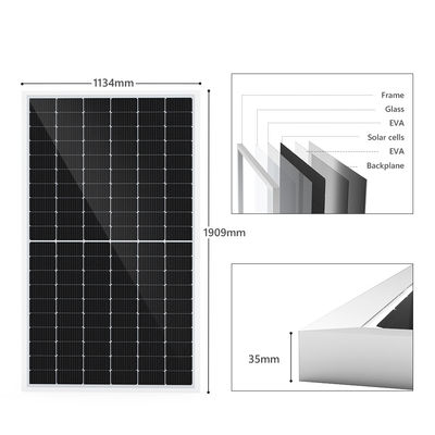Εύκαμπτο ηλιακό Monocrystalline μονο μισό κύτταρο 100watt 150 Watt 500w επιτροπών PV για το σύστημα αποθήκευσης εγχώριας ενέργειας