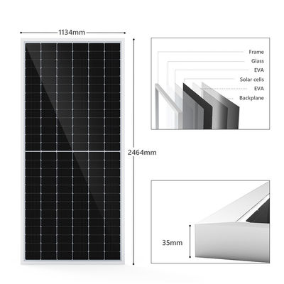 Ηλιακές μονο Monocrystalline PV ASGOFT επιτροπές 600w ταινιών κυττάρων γυαλιού