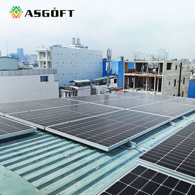 500W 550 επίπεδο Monocrystalline PV Watt 600w μοντάρισμα στεγών ενότητας επιτροπών λεπτών ταινιών