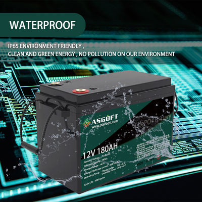 Βαθύς ODM κύκλων επανακαταλογηστέων 180ah Lifepo4 12V λίθιου πακέτων μπαταριών