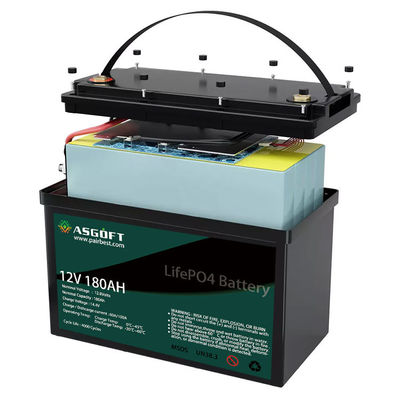 Βαθύς ODM κύκλων επανακαταλογηστέων 180ah Lifepo4 12V λίθιου πακέτων μπαταριών
