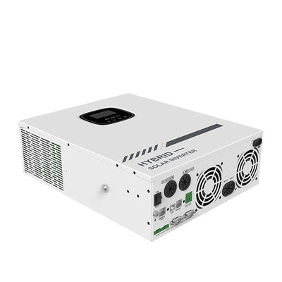 Υβριδικός ηλιακός αναστροφέας 5.5KW 5.5KVA MPPT από το πλέγμα στο πλέγμα 80A 500VDC