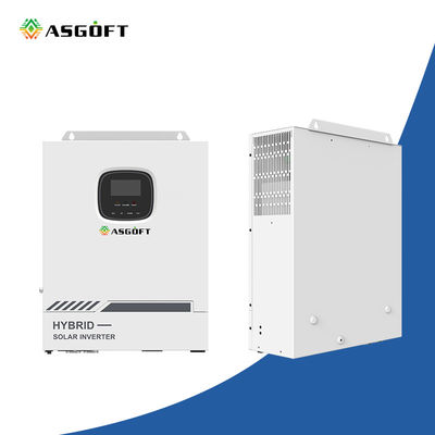 Υβριδικός ηλιακός αναστροφέας 5.5KW 5.5KVA MPPT από το πλέγμα στο πλέγμα 80A 500VDC