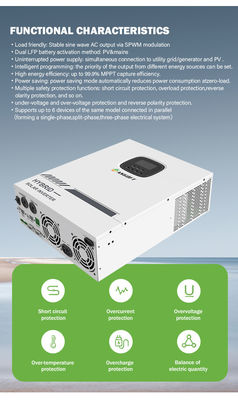 Υβρίδιο συνήθειας στον αναστροφέα 5kw 10kw 20kw 30kw 50kw 80kw 100kw πλέγματος