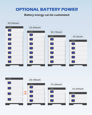 51.2v συσσωρευμένη μπαταρία Powerwall λίθιου για το rv 20kwh 30kwh 100kwh