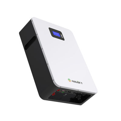 λίθιο 100Ah 5.12kwh 10kw ενσωματωμένο BMS Powerwall μπαταριών 48v 51V Lifepo4 με την επίδειξη LCD