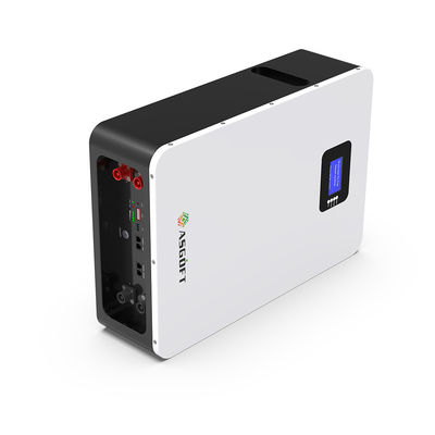 Ηλιακή μπαταρία λίθιου Lifepo4 τοίχων 48v 5kw 100ah εγχώριας δύναμης ευτυχίας συμβατή με τους ηλιακούς αναστροφείς Deye