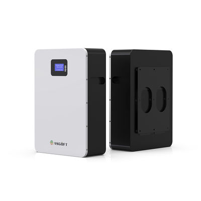 λίθιο 100Ah 5.12kwh 10kw ενσωματωμένο BMS Powerwall μπαταριών 48v 51V Lifepo4 με την επίδειξη LCD