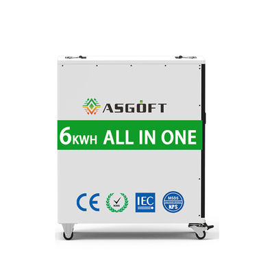 6Kwh lifepo4 Battery&amp;3KW αναστροφέων υπαίθρια τράπεζα δύναμης χρέωσης φορητή