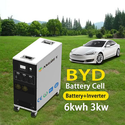 Σπίτι Asgoft 3kw 6kwh 25.6v 235ah ή υπαίθριος φορητός φορτιστής όλοι σε μια ηλιακή γεννήτρια