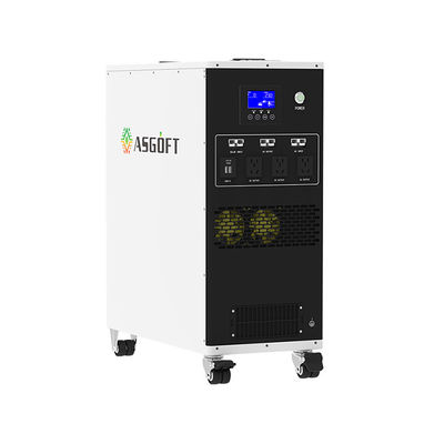 Έξυπνη φόρτιση 6Kwh lifepo4 μπαταρία με 3000W Inverter Φορητή ισχύς για φορητές συσκευές