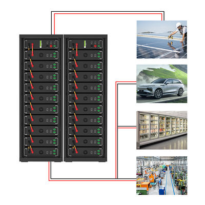 Υψηλής τάσης Rack Style Lifepo4 μπαταρία 15kwh 20kwh 30kw 50kw 100kw βιομηχανικό ενεργειακό σύστημα