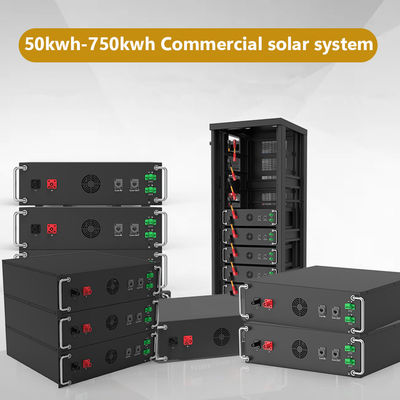 15kwh-750kwh Εμπορικό ντουλάπι με ράφους Υψηλής τάσης Ηλιακό σύστημα αποθήκευσης ενέργειας