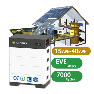 15kwh 20kwh μπαταρίες ιόντων λιθίου 30kwh 40kwh Οικιακό σύστημα ηλιακών σταθμών φορητή γενιά 40kwh μπαταρίες