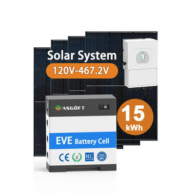 Ess 153.6v Λιθιοϊοντική μπαταρία 100Ah 256V στοιβαγμένη σε ένα σύστημα Υψηλής τάσης υβριδική μπαταρία αποθήκευσης ενέργειας