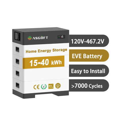 Ess 153.6v Λιθιοϊοντική μπαταρία 100Ah 256V στοιβαγμένη σε ένα σύστημα Υψηλής τάσης υβριδική μπαταρία αποθήκευσης ενέργειας