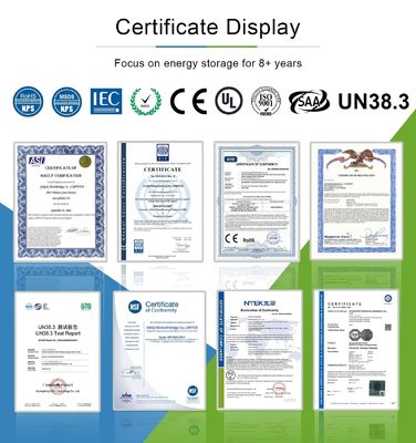 51.2V 280Ah 15kWh LiFePO4 μπαταρία λιθίου Stackable Bms 10kWh 20kWh Pv αποθήκευση