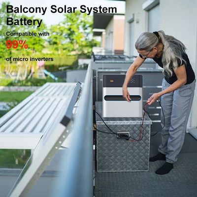 Γερμανική αποθήκη έτοιμη πλέκ και παίξε 800W μπαλκόνι Ηλιακό σύστημα μπαταρία