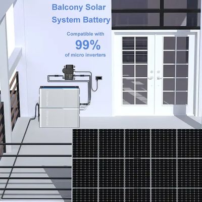 Ηλεκτρικός σταθμός μπαλκόνι 800W Μικρομετατροπέας μπαλκόνι Ηλιακό σύστημα μπαταρία 1000W