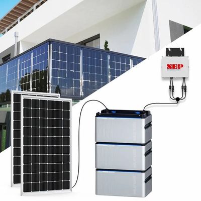 Συστήματα ηλιακής ενέργειας με μπαταρία Micro Inverter μπαλκόνι μπαταρία