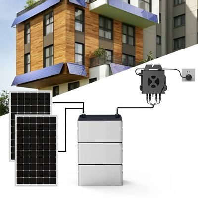 Γερμανική αποθήκη Micro Inverter 800w Balkonkraftwerk On Grid Ηλιακό σύστημα για μπαλκόνι
