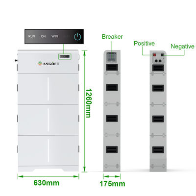 Αποθήκευση Ηλιακής Ενέργειας Σπίτι 10kWh 15kWh 20kWh Ηλεκτρική μπαταρία LiFePO4