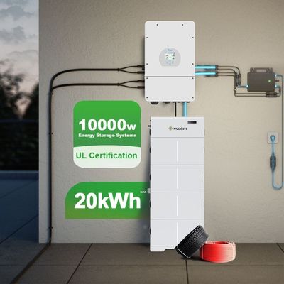 Πιστοποιητικό UL Οικιακή χρήση 5kw 10kw 20kw Ηλιακή φωτοβολταϊκή αποθήκευση LiFePO4 μπαταρία λιθίου