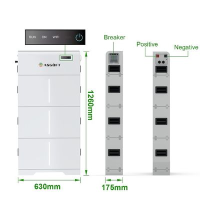 Πιστοποιητικό UL Οικιακή χρήση 5kw 10kw 20kw Ηλιακή φωτοβολταϊκή αποθήκευση LiFePO4 μπαταρία λιθίου