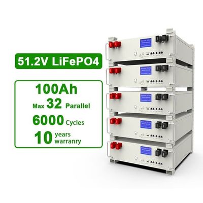 CE Stackable 5kwh Lifepo4 Υβριδικό Σπίτι Αποθήκευση Ενέργειας Λιθίου Σιδήρου 100Ah μπαταρία