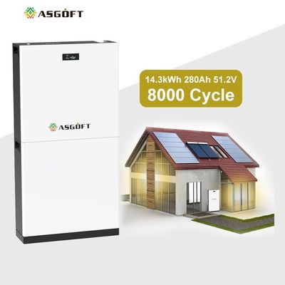 280Ah 15kwh 51.2V Lifepo4 Η μπαταρία ιόντων λιθίου για οικιακή, βιομηχανική και εμπορική χρήση