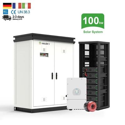 50kW 100kwh Λιθιοηλεκτρική μπαταρία ESS Ενσωματωμένη ηλιακή ενέργεια