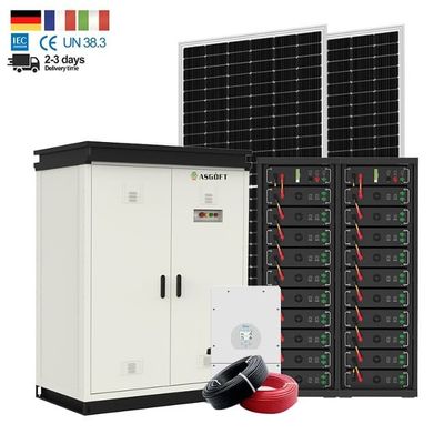 50kw 100KW αγροτική εκτός δικτύου ισχύς στο δίκτυο βιομηχανικό σύστημα αποθήκευσης ενέργειας μπαταρία
