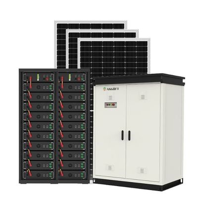 50KW 100KW εξωτερικό σύστημα αποθήκευσης μπαταριών λιθίου Υβριδικό εργοστάσιο ηλεκτροπαραγωγής μικροκοινοτύπων